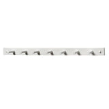 24 in. L Decorative Bamboo 7-Peg Wall Mount Wood Rack