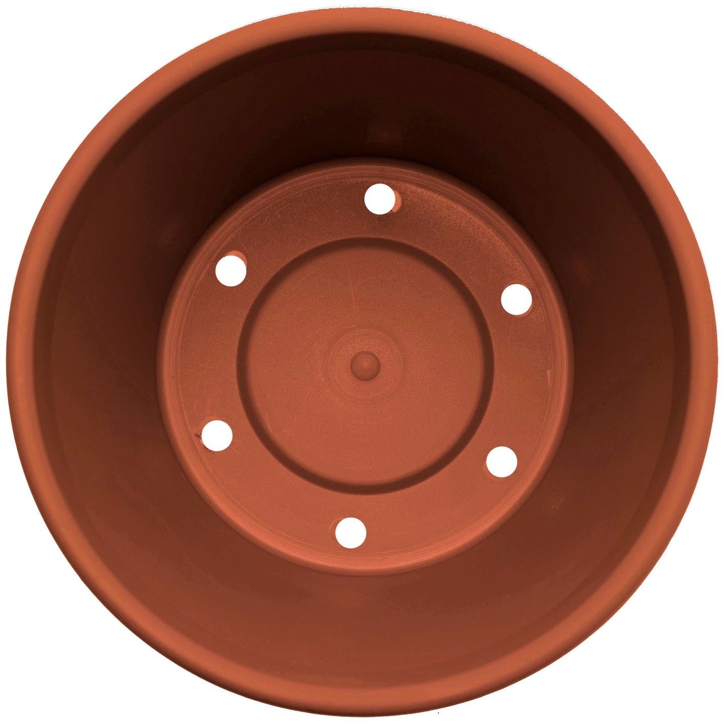 Bloem Terrapot 17.2 in. H x 20 in. Dia. Resin Traditional Planter Terracotta Clay