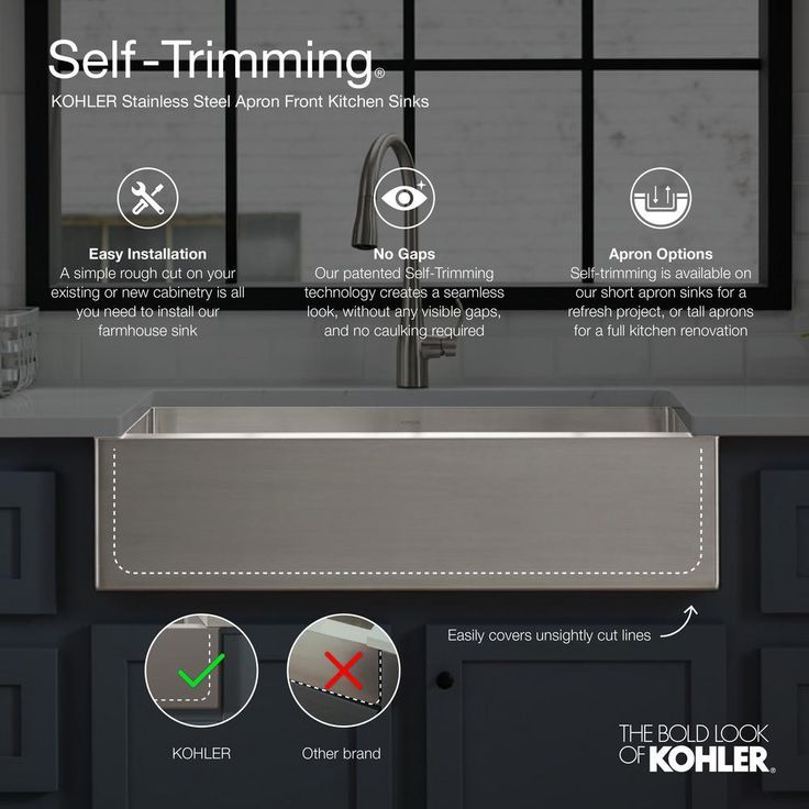 Vault Drop-In Farmhouse Apron Front Self-Trimming Stainless Steel 36 in. 4-Hole Double Bowl Kitchen Sink