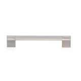 6-5/16 in. (160 mm) Center-to-Center Brushed Nickel Contemporary Drawer Pull - Super Arbor