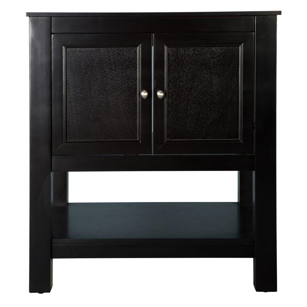 Gazette 30 in. W Bath Vanity Cabinet Only in White - Super Arbor