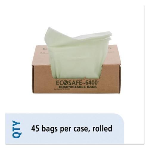STOUT by Envision 45-Pack 13-Gallon Green Plastic Can Trash Bag