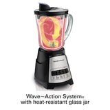 Power Elite 40 oz. 12-Speed Black Blender
