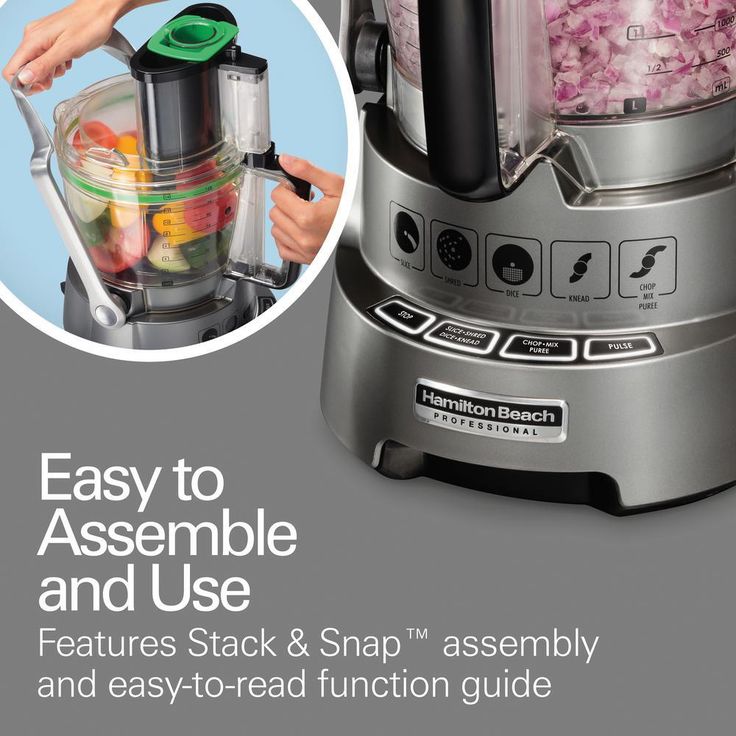 Professional 14 Cup Silver Dicing Food Processor