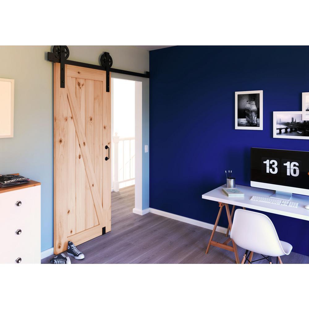 42 in. x 96 in. Z-Shape Knotty Pine Interior Barn Door Slab - Super Arbor