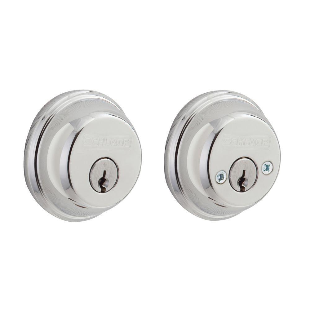 Satin Nickel Double Cylinder Deadbolt - Super Arbor