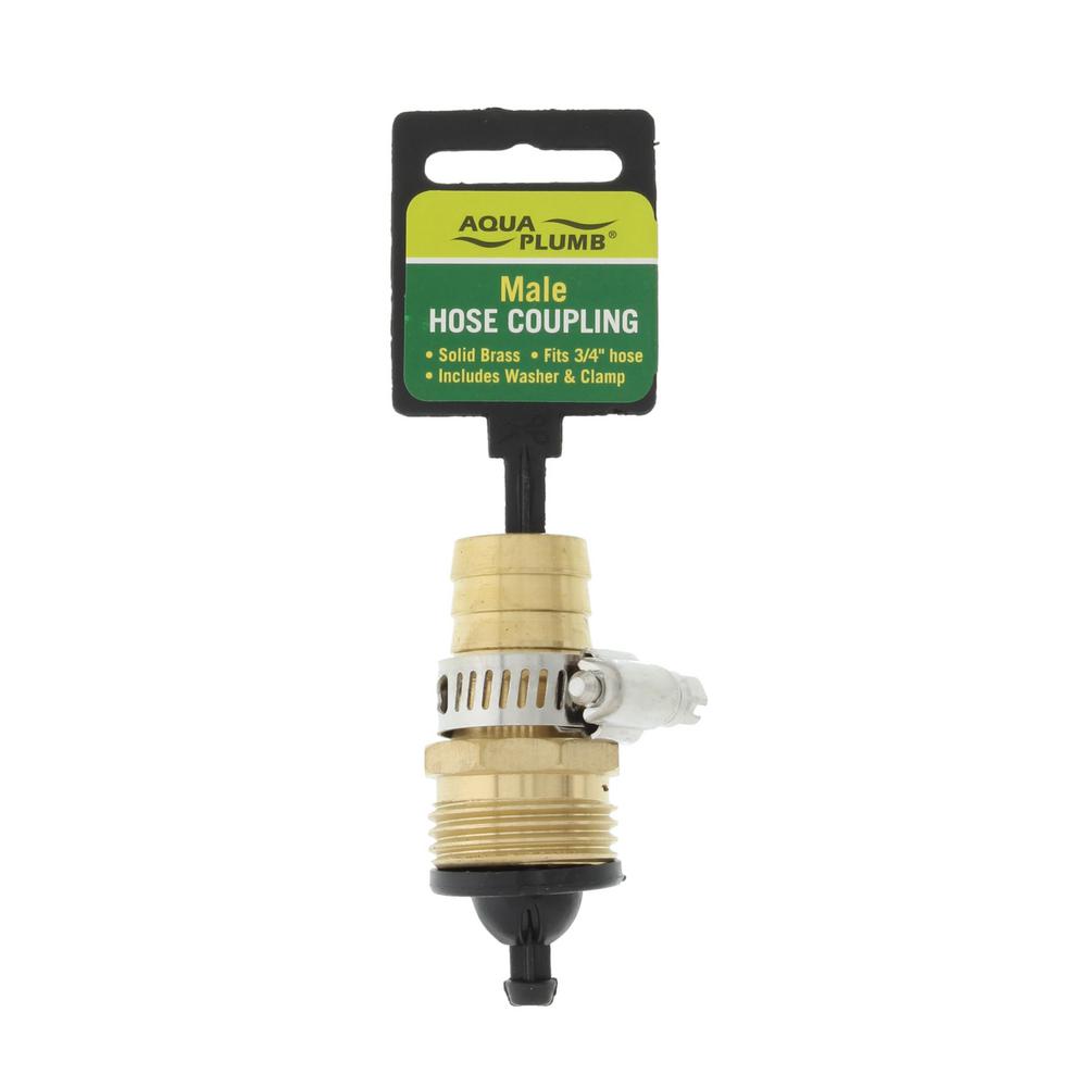 2-1/2 in. Solid Brass Male Hose Coupling - Super Arbor