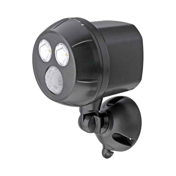 Mr Beams Outdoor UltraBright 450 Lumen Battery Powered  Motion Activated Integrated LED Spotlight, Brown