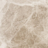 Marbletiledirect Cedar Emerador Brown Marble 18-inch x 18-inch x 1/2-inch Polished & Beveled Tiles