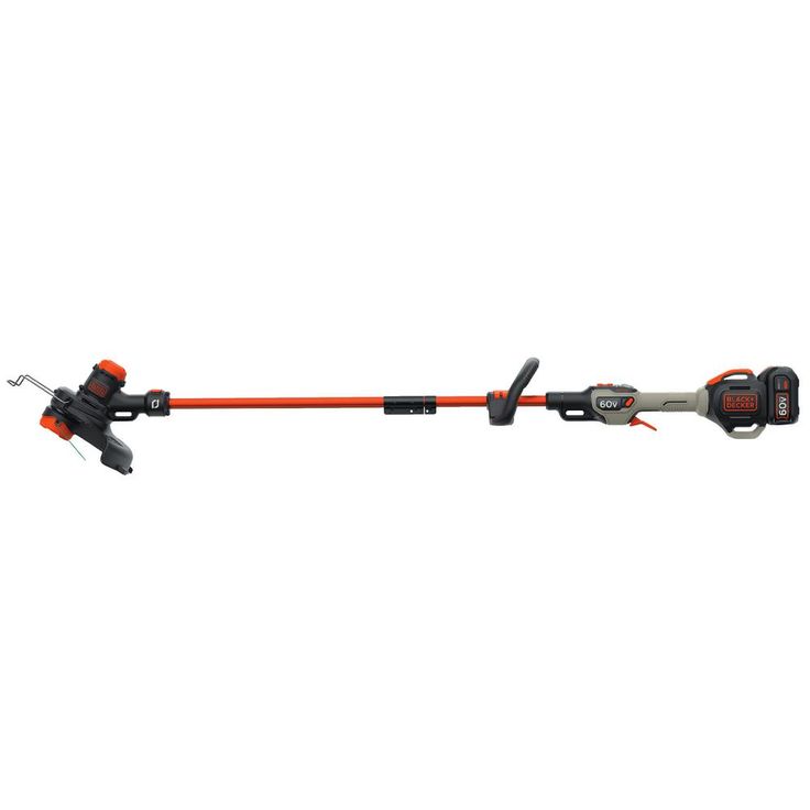 BLACK+DECKER 13 in. 60V MAX Lithium-Ion Cordless 2-in-1 String Grass Trimmer/Lawn Edger with (1) 1.5Ah Battery and Charger Included