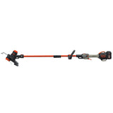 BLACK+DECKER 13 in. 60V MAX Lithium-Ion Cordless 2-in-1 String Grass Trimmer/Lawn Edger with (1) 1.5Ah Battery and Charger Included