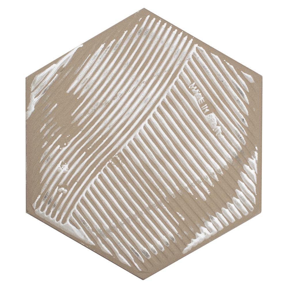 Timeless Calacatta Hex 8-5/8 in. x 9-7/8 in. Porcelain Floor and Wall Tile (11.56 sq. ft. / case) - Super Arbor