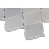 MSI Greecian White Arabesque 12 in. x 12 in. x 10 mm Polished Marble Mosaic Floor and Wall Tile (10 sq. ft./case)