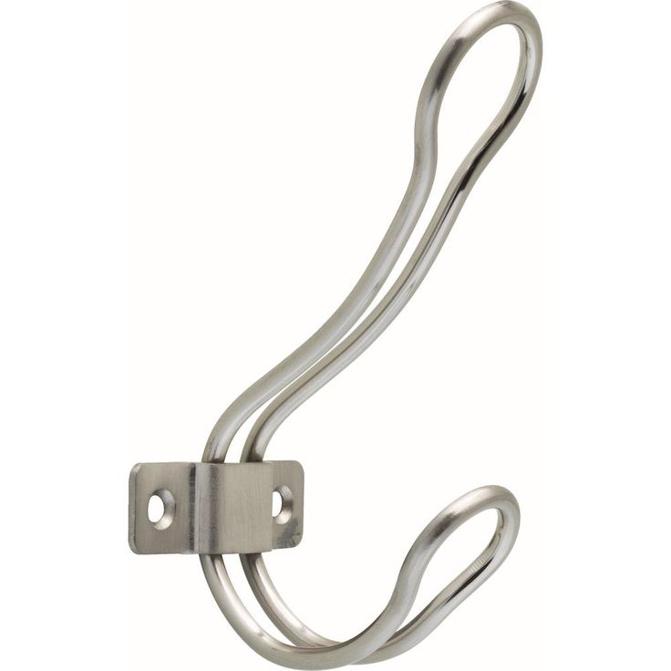 4-1/2 in. Matte Black Rustic Wire Coat Hook
