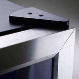KingsBottle 164-Bottle Capacity Black Dual Zone Cooling Built-In/Freestanding Wine Chiller