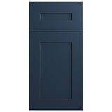 Home Decorators Collection Newport 9 in. W x 12 in. D x 42 in. H Assembled Plywood Wall Kitchen Cabinet in Mythic Blue with Soft Close