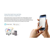 Feit Electric 65-Watt Equivalent BR30 Dimmable Full Color Changing Wi-Fi LED Smart Light Bulb (4-Pack)
