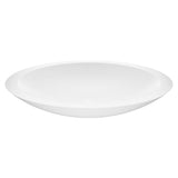 VIGO Wisteria Handmade Matte Stone Oval Vessel Bathroom Sink in Matte White
