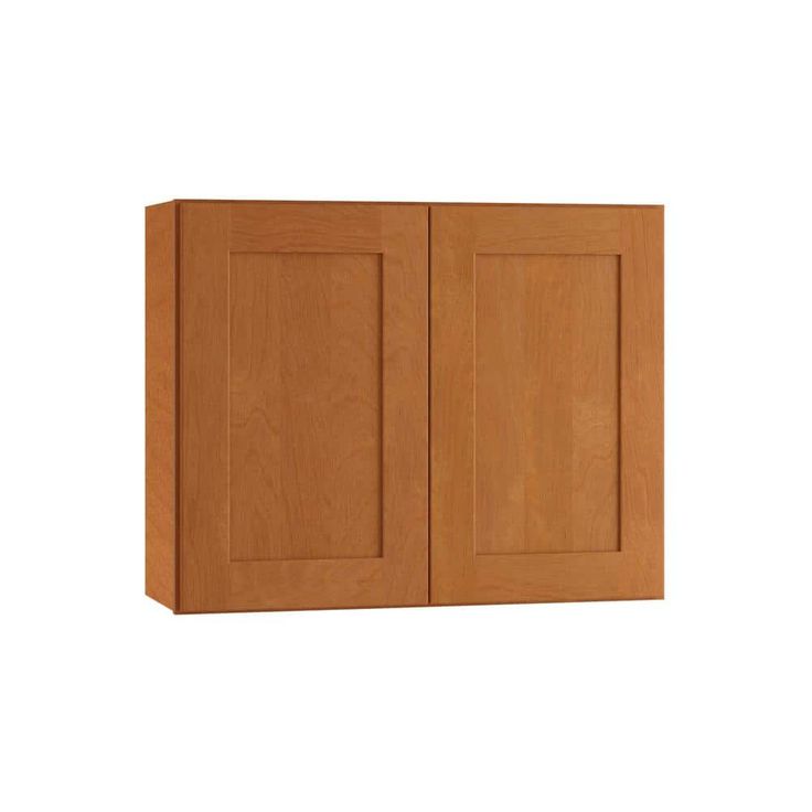 Home Decorators Collection Newport 30 in. W x 12 in. D x 24 in. H Assembled Plywood Wall Bridge Kitchen Cabinet in Cinnamon with Soft Close