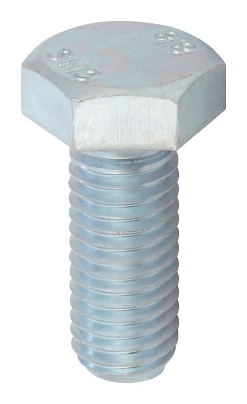 Hillman M12-1.75 mm x 30 mm Heat-Treated Steel Hex Head Cap Screws, 30-Pack
