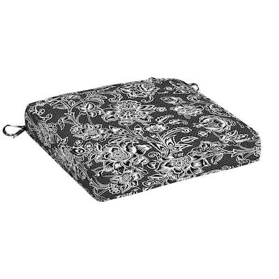 Style Selections Jakarta Weave Black and White Seat Pad