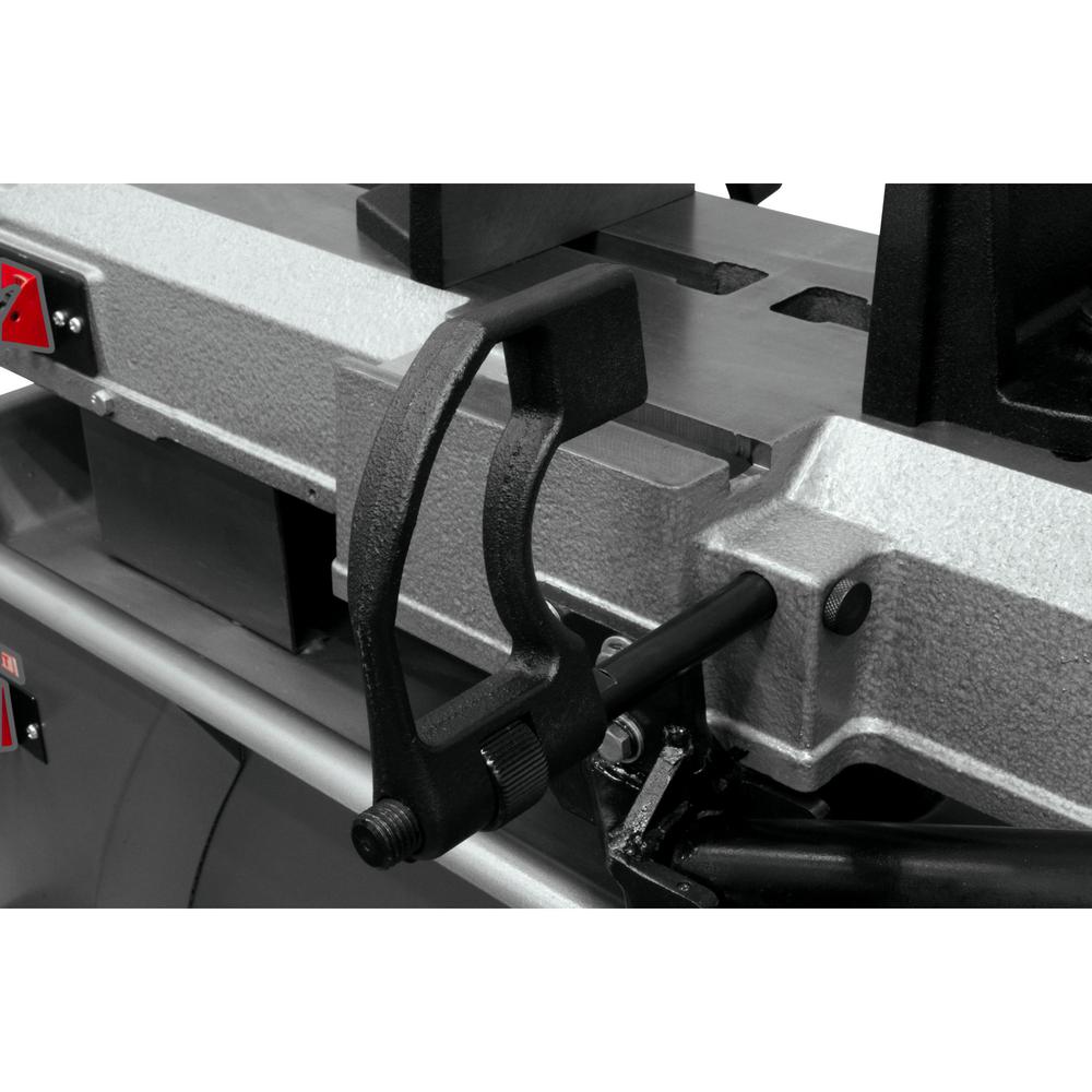 3/4 HP 7 in. x 12 in. Metalworking Horizontal and Vertical Band Saw with Closed Stand, 4-Speed, 115/230-Volt, HVBS-712 - Super Arbor