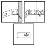 3-1/2 in. Stainless Steel Key Locking Hasp - Super Arbor