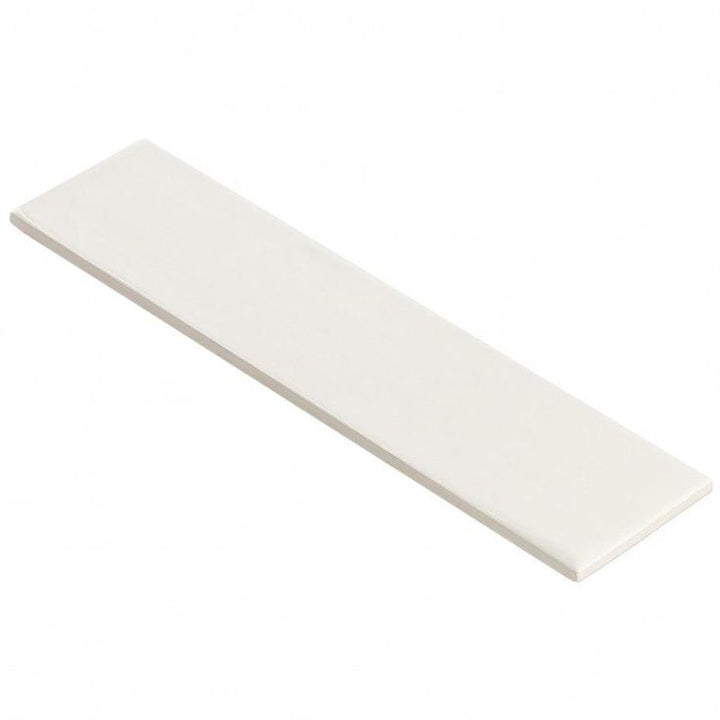 Midland Vanilla 3 in. x 12 in. Glazed Ceramic Subway Tile Sample
