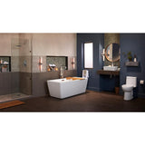 Sedona Loft 62.75 in. Acrylic Flatbottom Non-Whirlpool Bathtub in White - Super Arbor