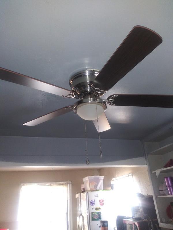 Harbor Breeze Armitage 52-in Bronze LED Indoor Flush Mount Ceiling Fan (5-Blade) - Super Arbor