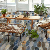 Dorne Provenzal Mix 6-1/4 in. x 12-3/4 in. Porcelain Floor and Wall Tile (8.8 sq. ft./Case) by Merola Tile
