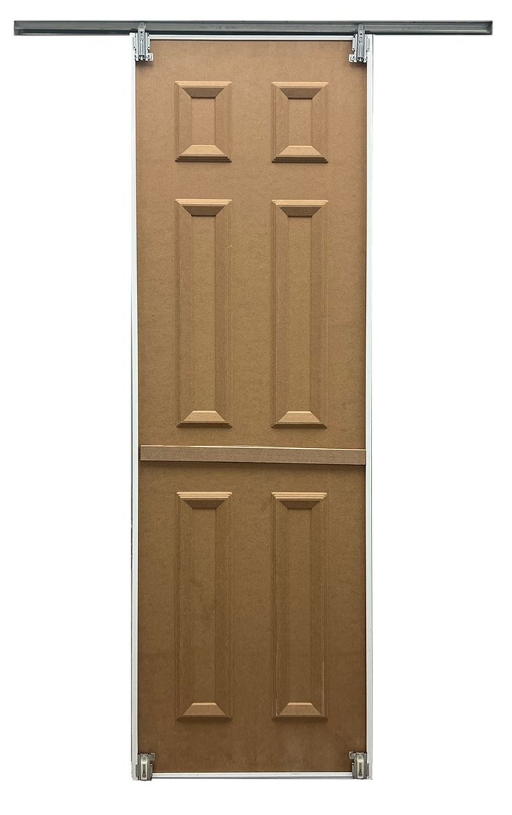 RELIABILT BY0106 48-in x 80-in Bright White Flush Prefinished Mdf Sliding Door Hardware Included