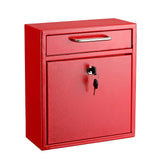 Medium Ultimate Black Wall Mounted Mail Box - Super Arbor