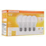 Sylvania 100-Watt Equivalent A21 Non-Dimmable LED Light Bulb Soft White (4-Pack)