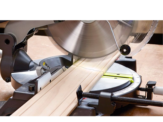 RYOBI 10 in. Compound Miter Saw with LED and Stand