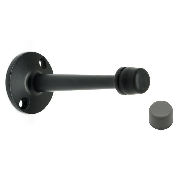 3-3/4 in. Solid Brass Projection Base Board Door Bumper Stop