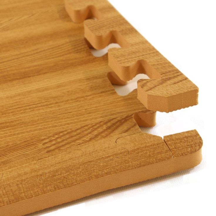 Greatmats Wood Grain Reversible Standard Wood/Tan 24 in. x 24 in. x 0.5 in. Foam Interlocking Floor Tile (Case of 25)