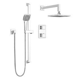 Keeney Quadrato Polished Chrome 2-handle Shower Faucet with Valve