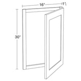 Home Decorators Collection Newport 17 in. W x 1.5 in. D x 34.5 in. H Assembled Plywood Corner Sink Base Kitchen Cabinet in Cinnamon with Soft Close