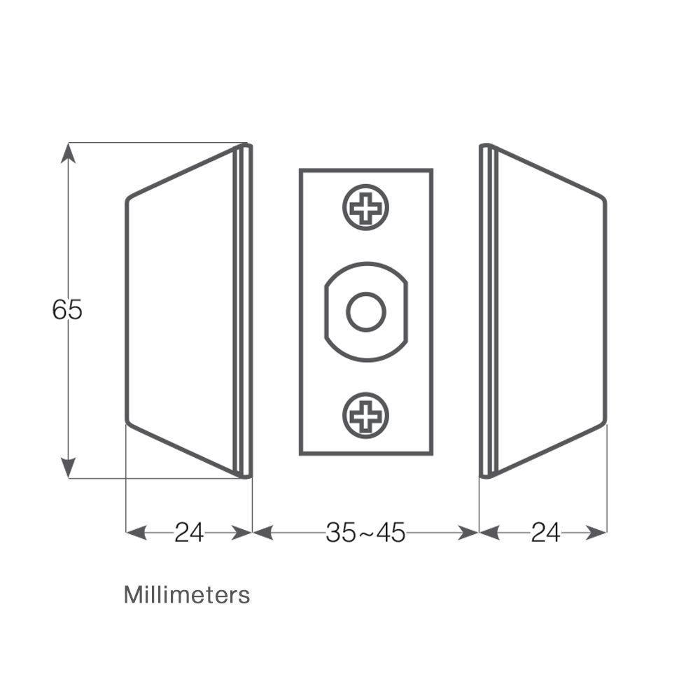 Double Cylinder Polish Brass Combo Deadbolt - Super Arbor