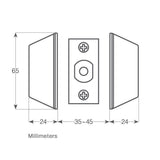 Double Cylinder Polish Brass Combo Deadbolt - Super Arbor