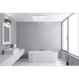 2 ft. x 2 ft. 48-Watt 4250 Lumens White Integrated LED Edge-Lit Flat Panel T-Bar Flush Mount Troffer Color Changing CCT