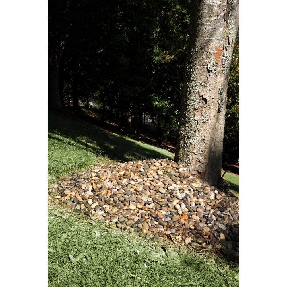 MSI Imperial Beach 0.5 cu. ft. 3 cm to 5 cm River Rock approx. 40 lbs. Bag (42 Bags / 24 cu. Ft. Pallet)