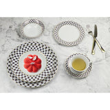 57-Piece Specialty Blue Porcelain Dinnerware Set (Service for 8)