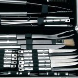 Cubo 33-Piece Stainless Steel Barbecue Set with Case