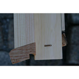18 in. x 24 in. Paintable Wood Rectangular Siding Vent