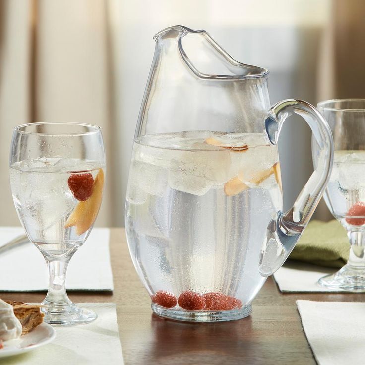 Carolina 7-Piece Clear Glass Entertainment Set