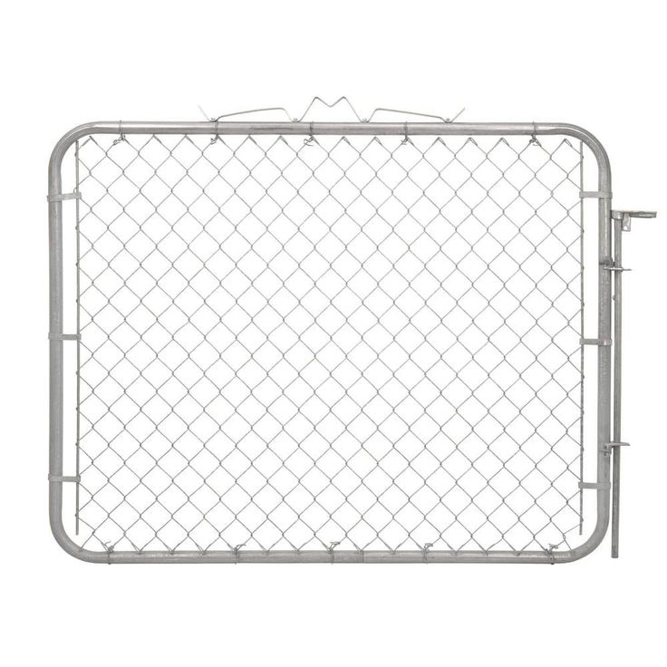 Everbilt 10 ft. W x 4 ft. H Galvanized Steel Drive Fence Gate