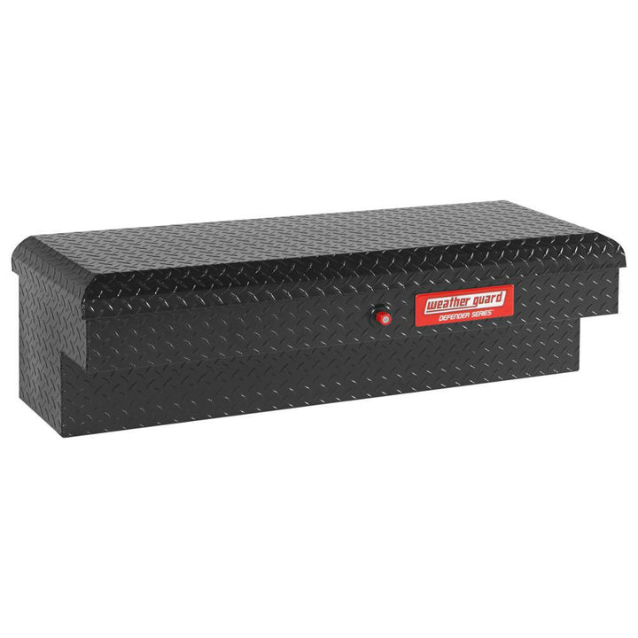 Weather Guard Defender Matte Black Aluminum Lo-Side Truck Box (46 in. x 15 in. x 13 in.) - Super Arbor