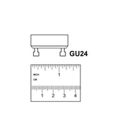60-Watt Equivalent T3 Spiral Non-Dimmable GU24 Base Compact Fluorescent CFL Light Bulb, Daylight 5000K (2-Pack) - Super Arbor